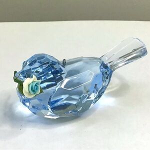 Ganz Crystal Expressions Bluebird of Happiness Ornament Figurine Faceted Acrylic